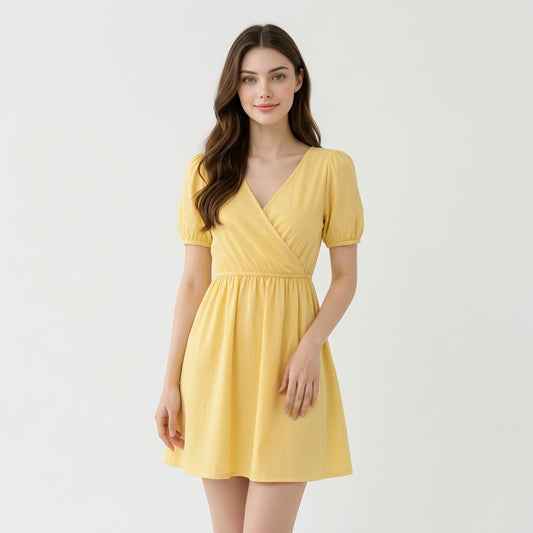 Yellow Cotton Dress