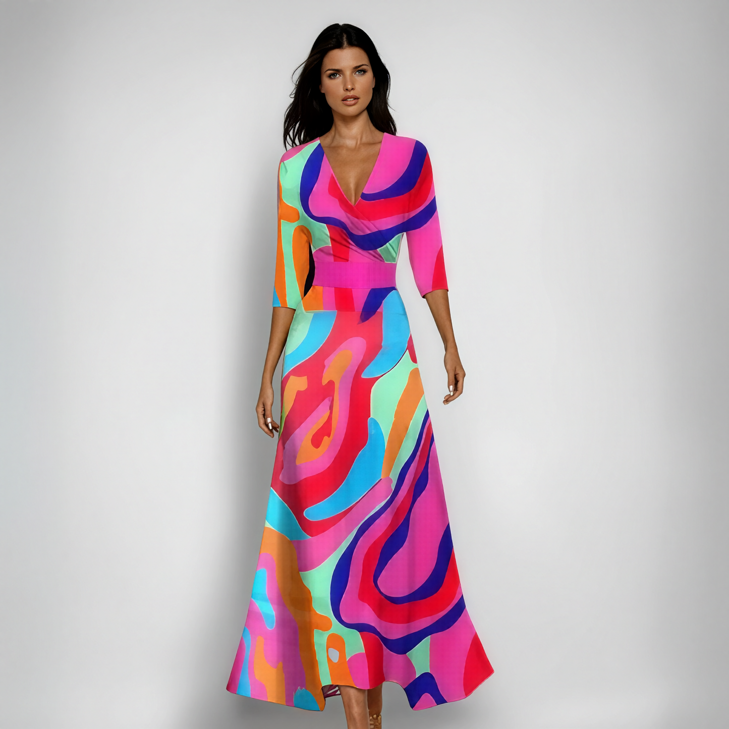 Dolores - Women's dress with a pattern