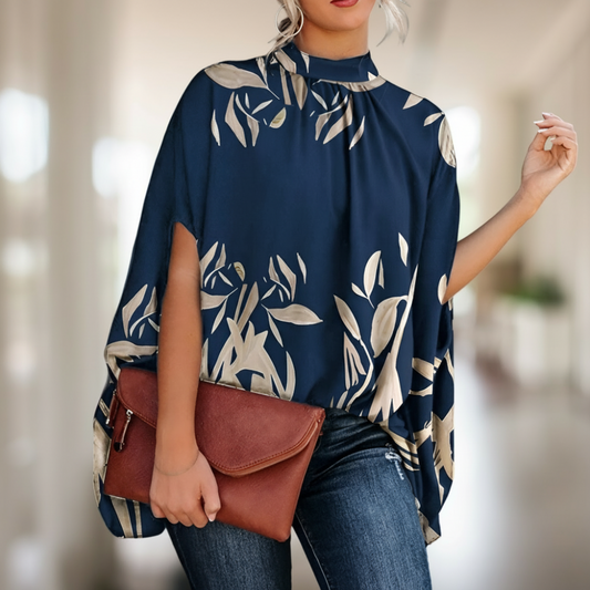 Sienna - Oversized Blouse with Pattern
