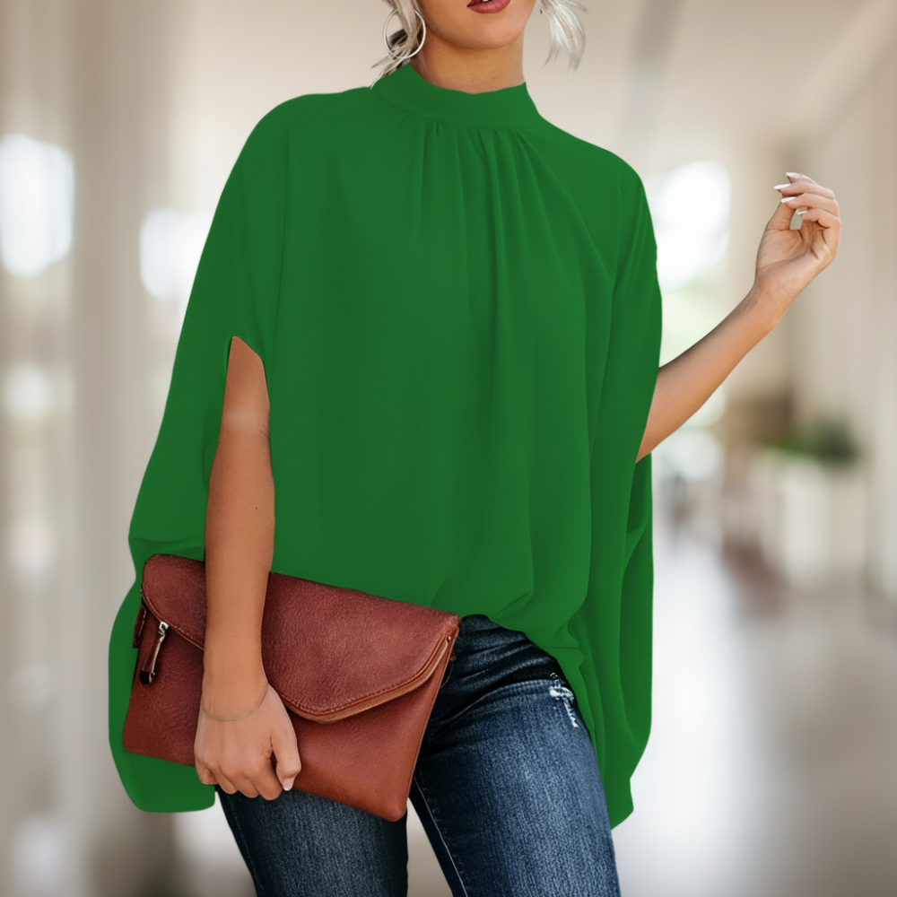 Sienna - Oversized Blouse with Pattern