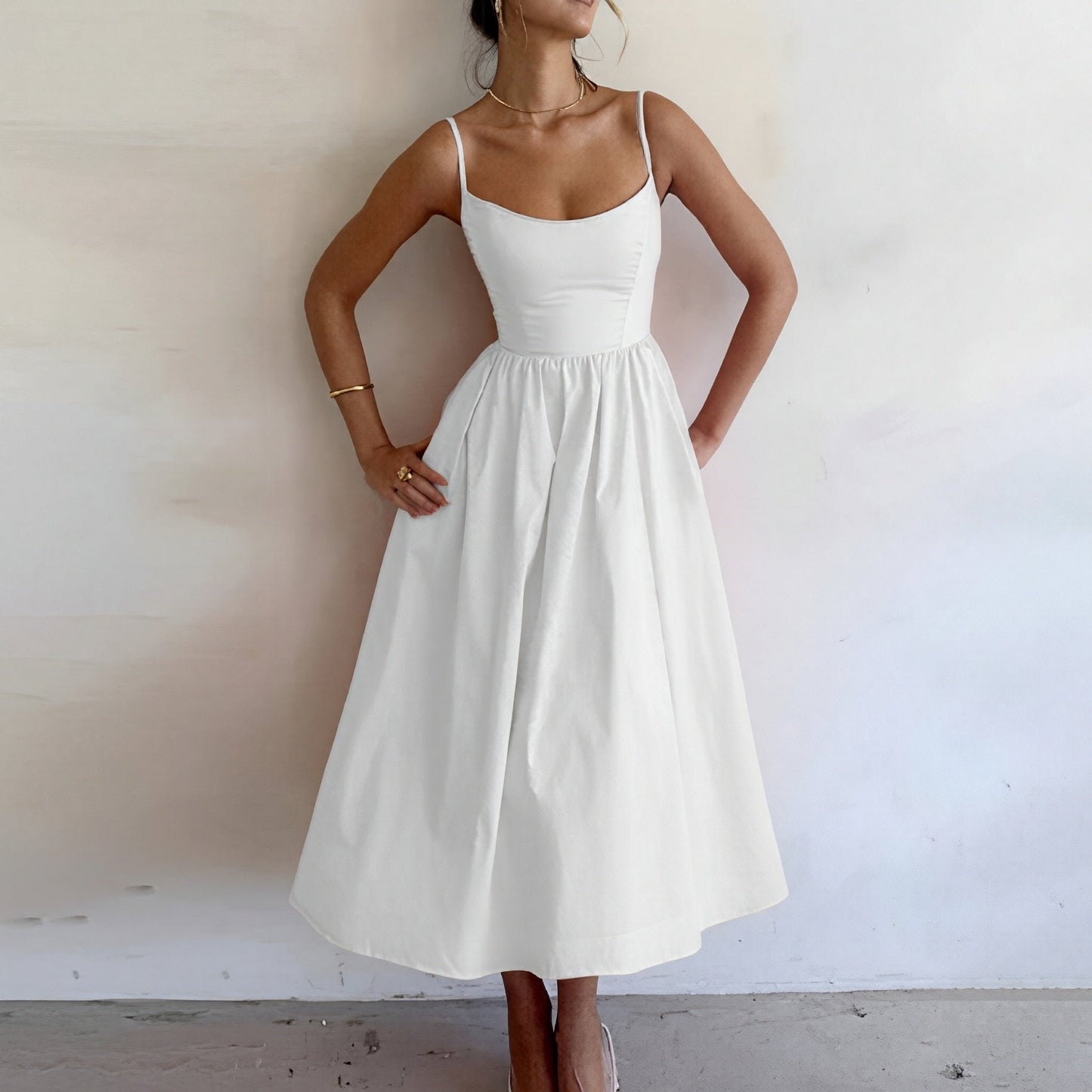 Fabiana - Summer dress with a flared bottom