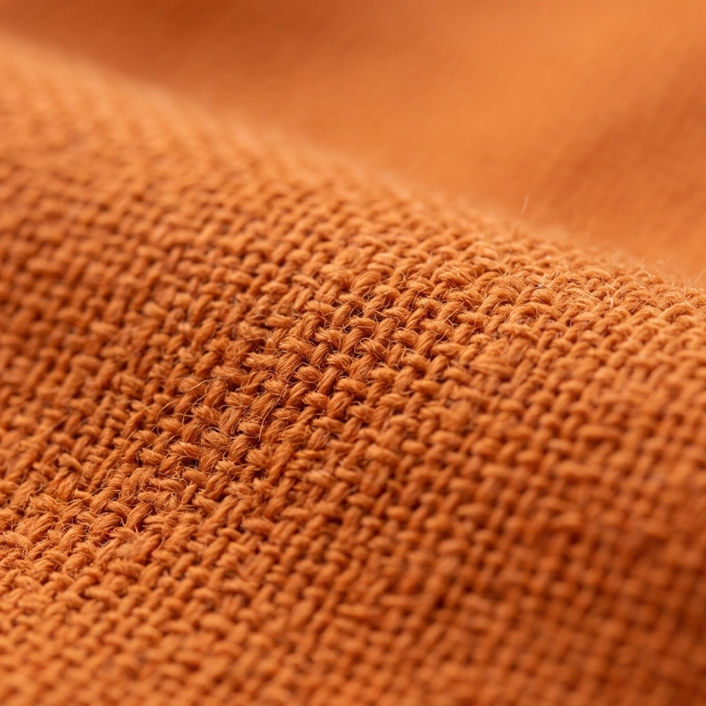 Orange Cotton Blouse
