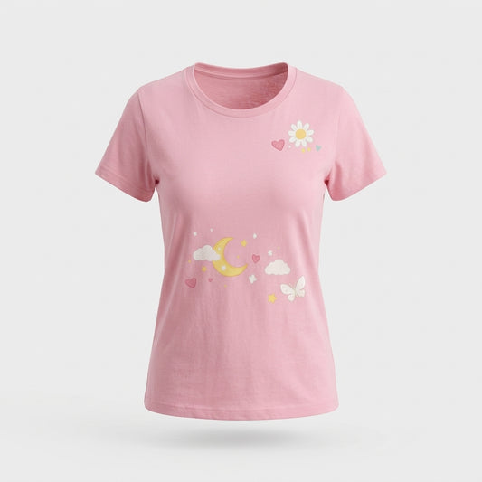 Pink Cotton T-Shirt