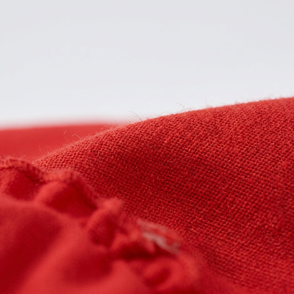Red Cotton Blouse