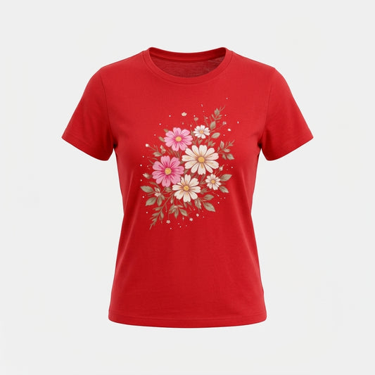 Red Cotton T-Shirt